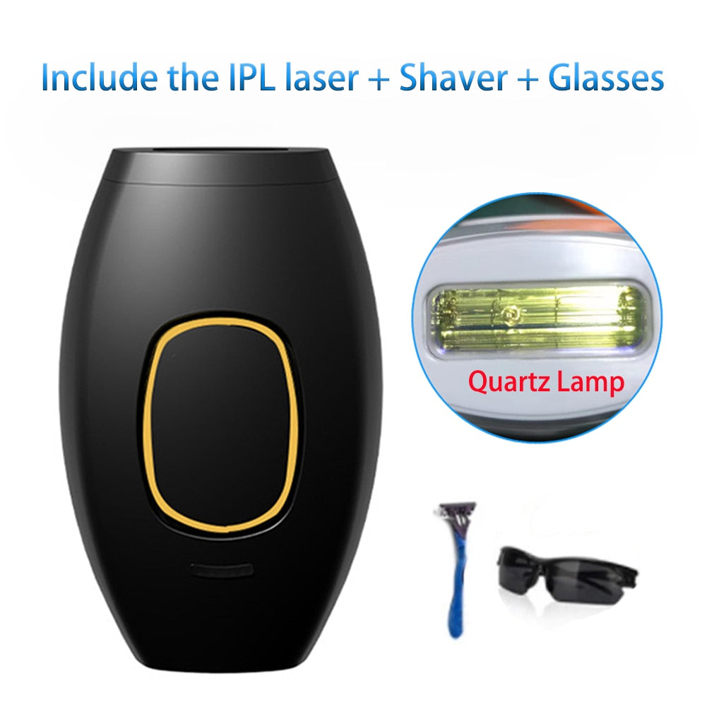 ليزر إزالة الشعر بتقنية IPL لكامل الجسم- 500،000 ومضة